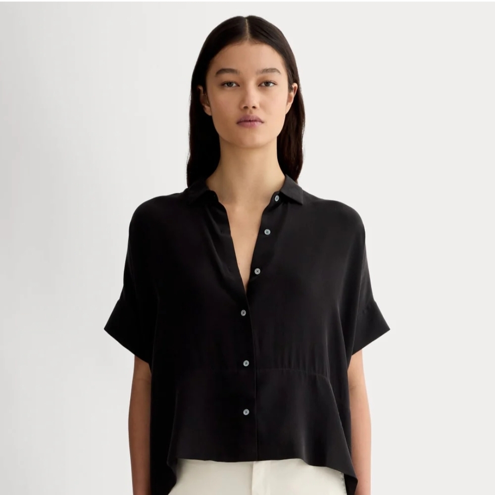 Elegant Black Women's Top
